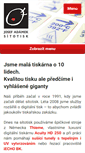 Mobile Screenshot of josefadamek.cz
